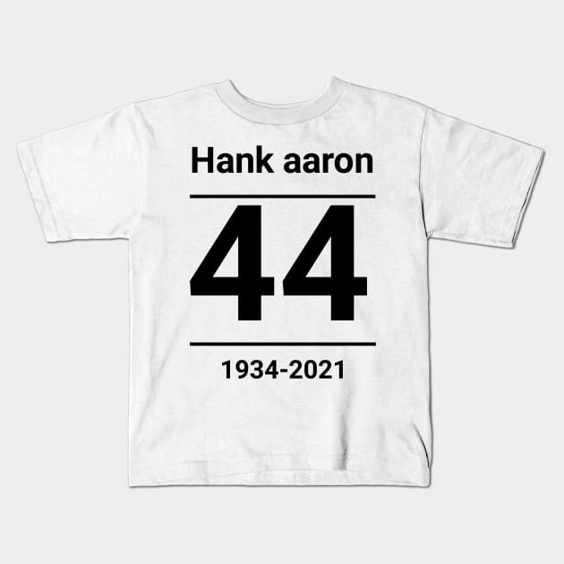 Hank aaron 1934-2021 Kids T-Shirt by aboss